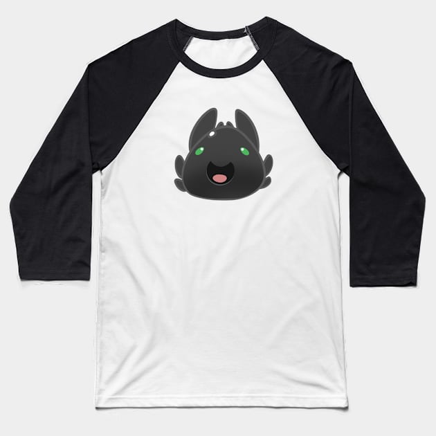 night fury slime Baseball T-Shirt by dragonlord19